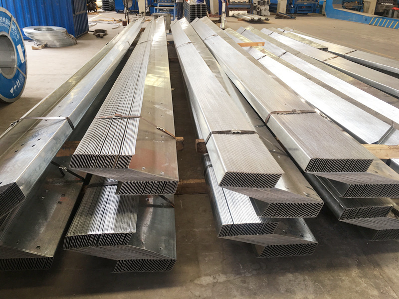 galvanized Z purlins