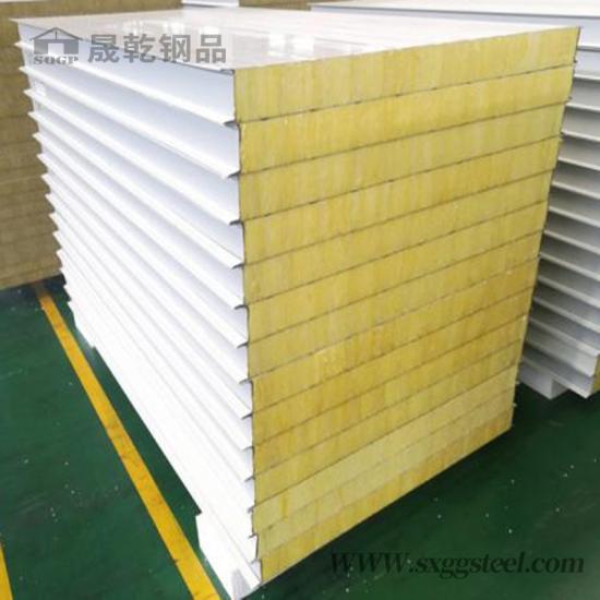 Glass wool wall sandwich panel