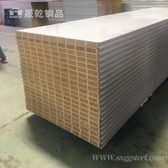 Glass Magnesium Rock Wool Wall Sandwich Panel