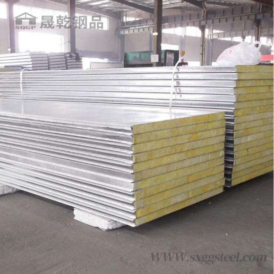 Glass wool wall sandwich panel