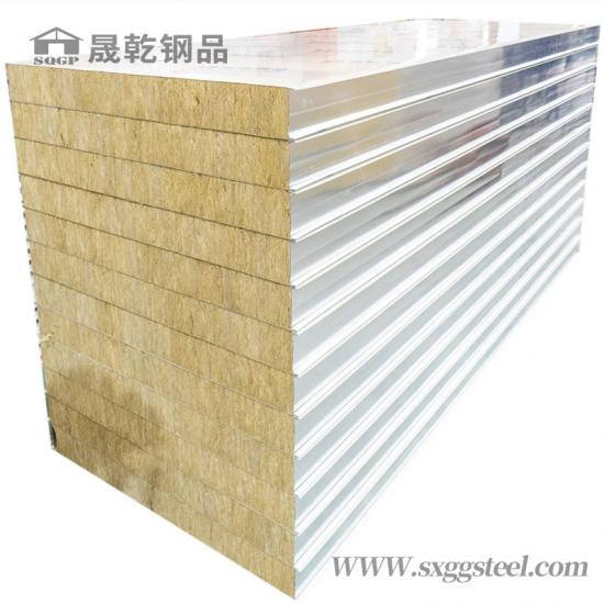 color steel insulated rockwool sandwich panel